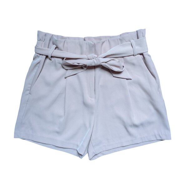 Dynamite Light Pink Dress Shorts with Pockets and Adjustable Waist Tie Women S - Picture 4 of 9